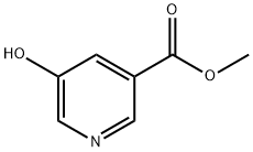 5-ヒドロキシニコチン酸メチル 化学構造式