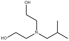 2,2'-[(2-メチルプロピル)イミノ]ビスエタノール 化学構造式
