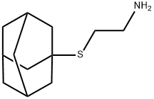 [2-(1-アダマンチルチオ)エチル]アミン HYDROCHLORIDE 化学構造式