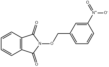 N-[(3-ニトロフェニル)メトキシ]フタルイミド 化学構造式