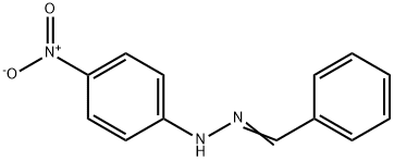 苯亚甲基醛4-硝基苯腙 结构式