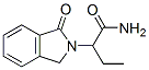 2-(1-oxo-3H-isoindol-2-yl)butanamide 化学構造式