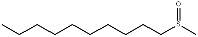 メチルデシルスルホキシド 化学構造式