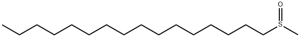 Methylhexadecyl sulfoxide Struktur