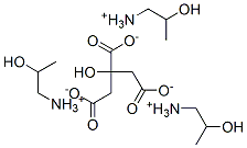 (2-hydroxypropyl)ammonium citrate Structure