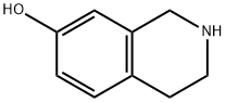 1,2,3,4-テトラヒドロ-7-イソキノリノール 化学構造式