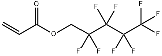 2,2,3,3,4,4,5,5,5-nonafluoropentyl acrylate  Struktur