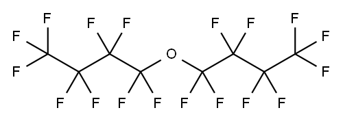 ビス(ノナフルオロブチル)エーテル 化学構造式