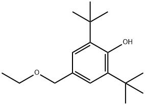 2,6-DI-TERT-BUTYL-4-ETHOXYMETHYL-PHENOL 结构式
