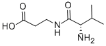 N-L-バリル-β-アラニン 化学構造式