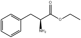 (S)-2-アミノ-3-フェニルプロピオン酸エチル 化学構造式