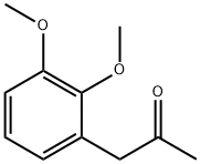 1-(2,3-ジメトキシフェニル)-2-プロパノン 化学構造式