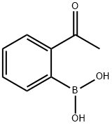 2-アセチルフェニルボロン酸 化学構造式