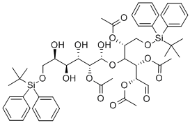 TETRA-O-ACETYL-6 6'-DI-O-(TERT-BUTYLDI-& Struktur