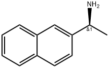 (S)-1-(2-ナフチル)エチルアミン 化学構造式