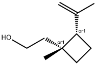 顺-2-异丙烯基-1-甲基环丁基乙醇, 30820-22-5, 结构式