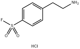 4-(2-Aminoethyl)benzenesulfonylfluoride hydrochloride Struktur
