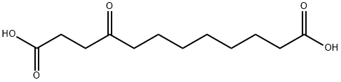 4-氧代十二烷二酸, 30828-09-2, 结构式