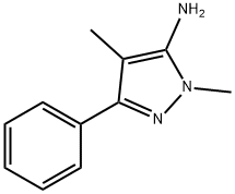 1,4-ジメチル-3-フェニル-1H-ピラゾール-5-アミン HYDROCHLORIDE 化学構造式