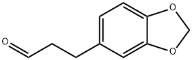 3-(3,4-メチレンジオキシフェニル)プロパナール 化学構造式