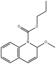 2-メトキシ-1(2H)-キノリンカルボン酸プロピル 化学構造式