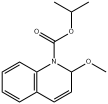 2-メトキシ-1(2H)-キノリンカルボン酸イソプロピル 化学構造式