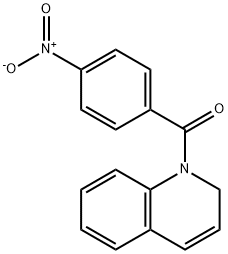 1,2-Dihydro-1-(p-nitrobenzoyl)quinoline 结构式
