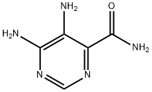 4-Pyrimidinecarboxamide,  5,6-diamino- Structure