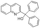 α,α-ジフェニル-2-キノリンメタノール 化学構造式