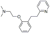N,N-Dimethyl-2-[2-[2-(2-pyridinyl)ethyl]phenoxy]ethanamine Structure
