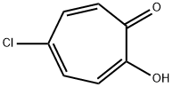 5-Chloro-2-hydroxy-2,4,6-cycloheptatrien-1-one Struktur