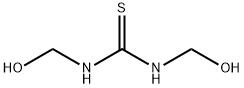 1,3-ビス(ヒドロキシメチル)チオ尿素 化学構造式