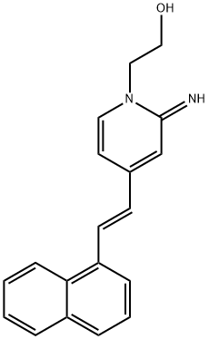 1,2-dihydro-2-imino-4-(1-naphthylvinyl)-1-pyridineethanol|