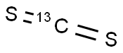 CARBON DISULFIDE (13C) Structure