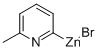 6-METHYL-2-PYRIDYLZINC BROMIDE Structure