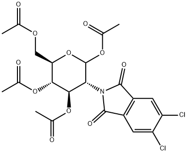 2-DEOXY-2-(4 5-DICHLOROPHTHALIMIDO)D-GL& Structure