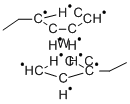 BIS(ETHYLCYCLOPENTADIENYL)TUNGSTEN DIHYDRIDE Structure