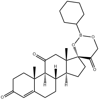 17,21-[(Cyclohexylboranediyl)bisoxy]pregn-4-ene-3,11,20-trione|