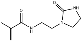 2-甲基-N-[2-(2-氧-1-咪唑烷基)乙基]-2-丙烯酰胺, 3089-19-8, 结构式