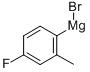 4-FLUORO-2-METHYLPHENYLMAGNESIUM BROMIDE Structure