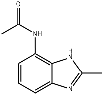 Acetamide, N-(2-methyl-4-benzimidazolyl)- (8CI) Struktur
