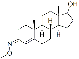 17β-ヒドロキシアンドロスタ-4-エン-3-オンO-メチルオキシム 化学構造式