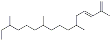 Hexadecadiene, 2,6,10,14-tetramethyl- Structure