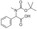 N-BOC-A-甲氨基苯乙酸 结构式