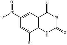 8-溴-6-硝基喹唑啉-2,4-二醇, 309295-31-6, 结构式