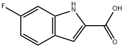 6-Fluoroindole-2-carboxylic acid Struktur