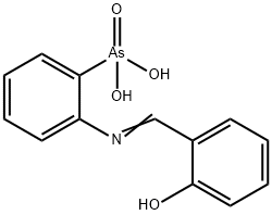 o-(Salicylideneamino)phenylarsonic acid Structure