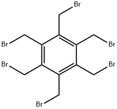 ヘキサキス(ブロモメチル)ベンゼン 化学構造式