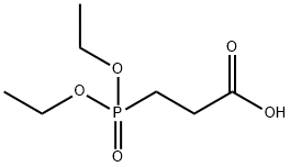 3-(二乙氧基氧膦基)丙酸, 3095-96-3, 结构式