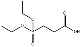 DIETHYLPHOSPHONOPROPANOIC ACID Structure